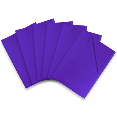 100 Sheets of Purple Coloured Acid Free Tissue Paper 500mm x 750mm